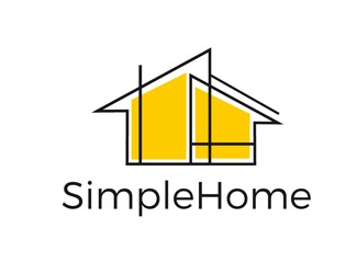 Projekt graficzny logo dla firmy online SimpleHome